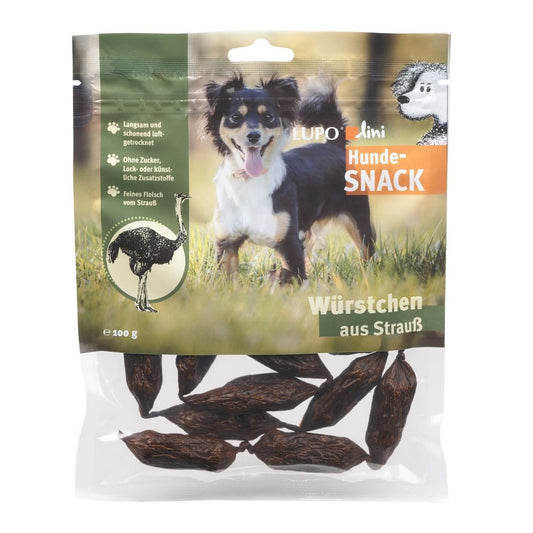 Hundewürstchen Strauß 100g
