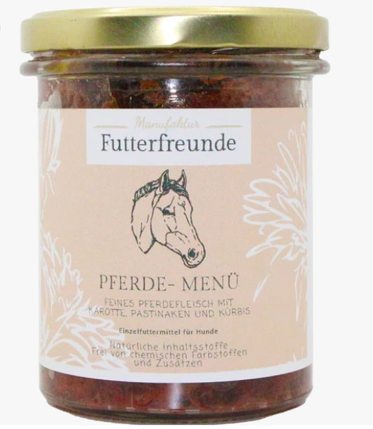 Pferd Menü im Glas 400g