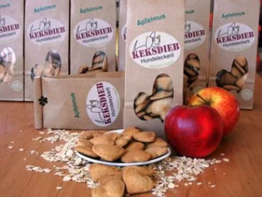 Keksdieb Apfelmus Herzen 100g