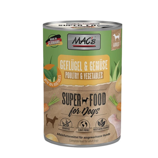 MACs Superfood Geflügel & Gemüse 800g